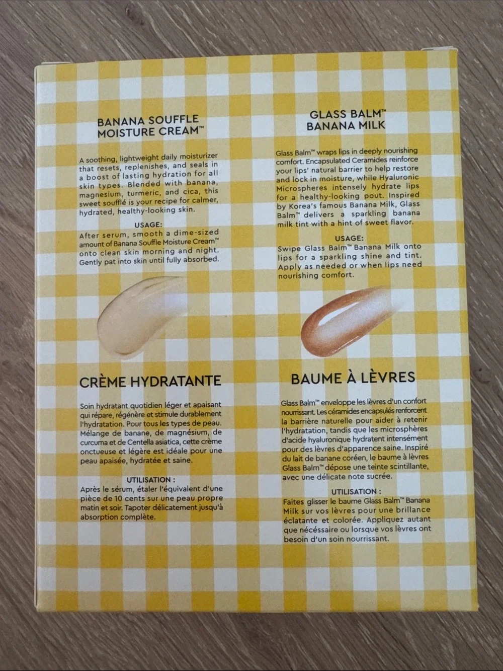 Glow Recipe Banana Milk Kit - Yellow & Pink Accents